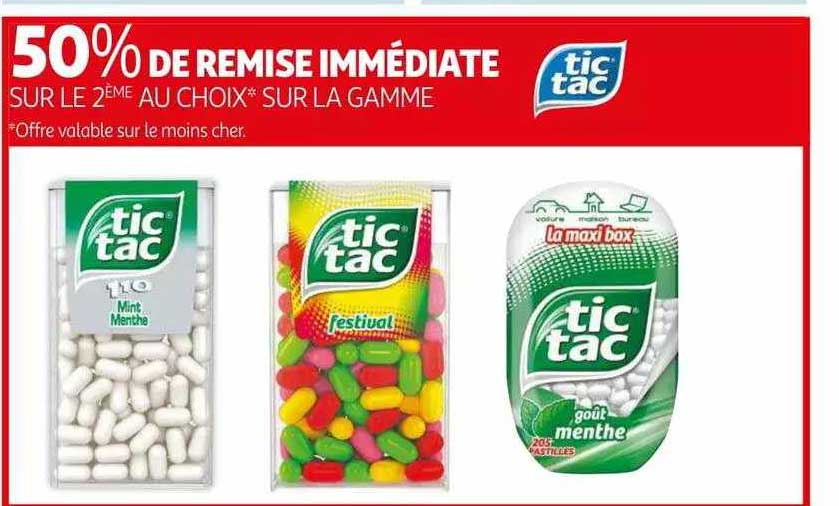 la gamme tic tac