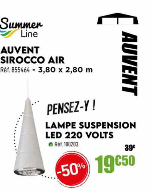lampe suspension led 220 volts