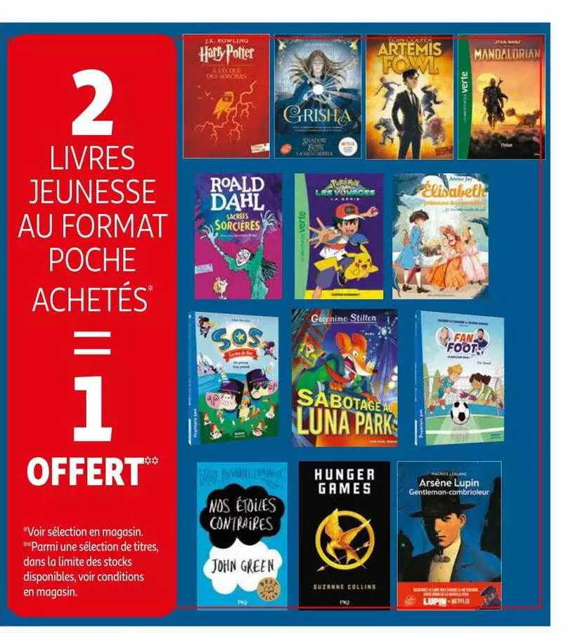 livres jeunesse au format poche