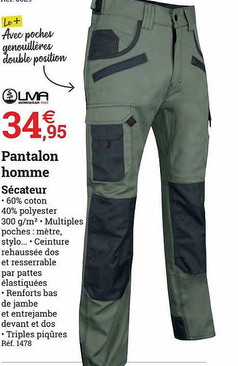 Lma Pantalon Homme Sécateur