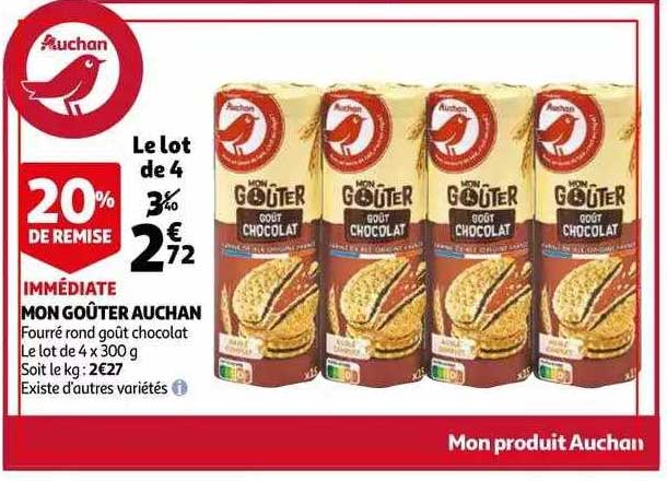 mon goûter auchan