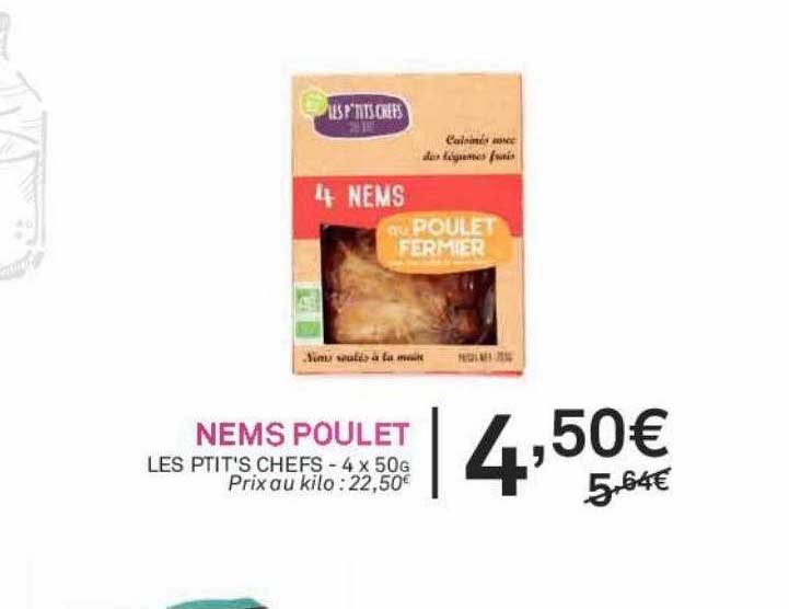 nems poulet les p'tit's chefs