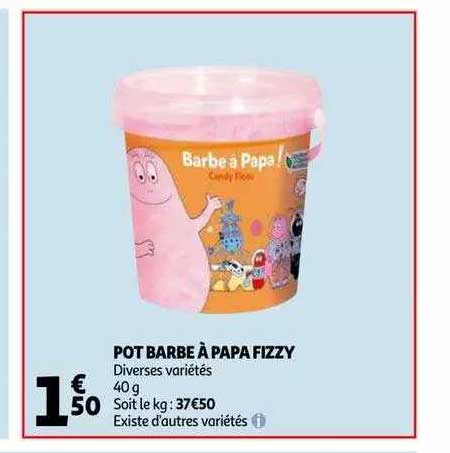 pot barbe à papa fizzy