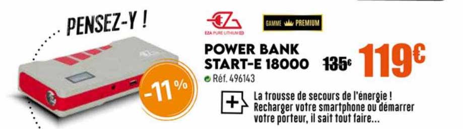 power bank start-e 18000