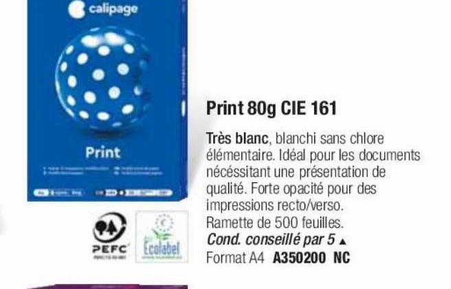print cie 161 calipage