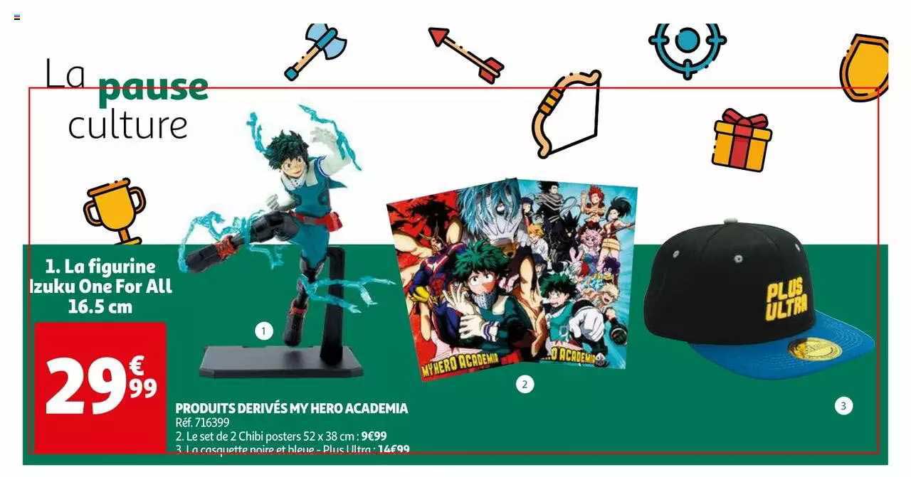 produit dérivés my hero academia