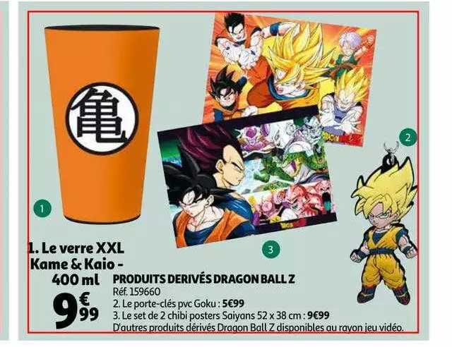 produits dérivés dragon ball z
