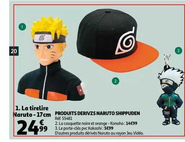 produits dérivés naruto shippuden