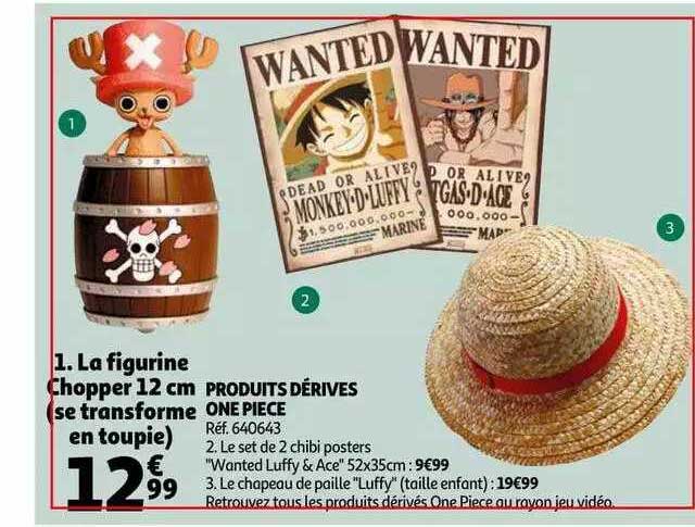 produits dérivés one piece : lafigurine chopper 12 cm