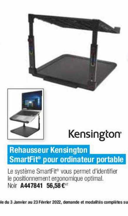 rehausseur kensington smartfit pour ordinateur portable