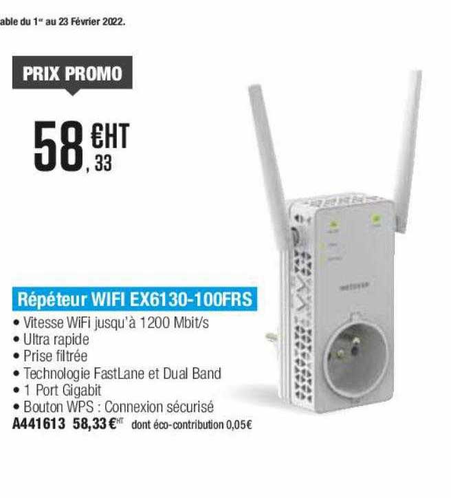 répéteur wifi ex6130-100frs