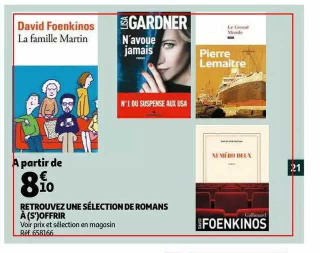 retrouvez une sélection de romans à (s')offrir