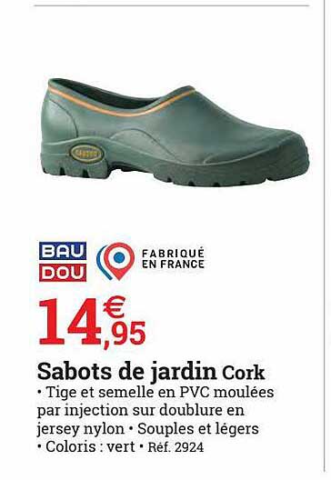 Sabots De Jardin Cork Baudou