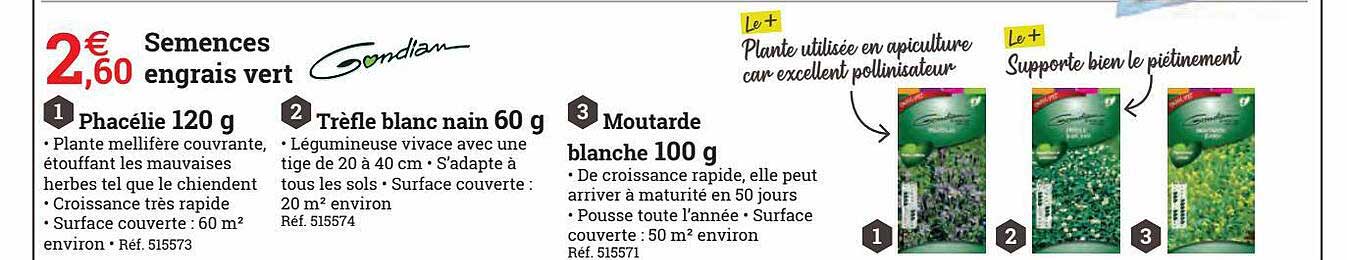 semences engrais vert gondian