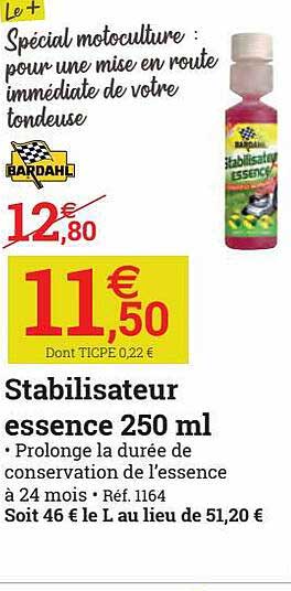 stabilisateur essence bardahl