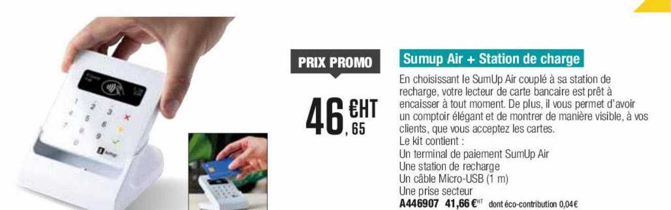 Sumup Air + Station De Charge