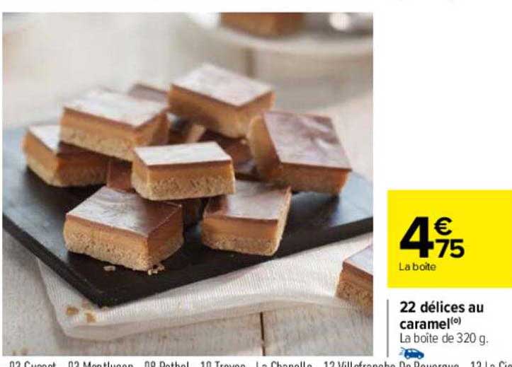 22 Délices Au Caramel