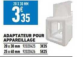 adaptateur pour appareillage