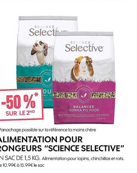 alimentation pour rongeurs "science selective"