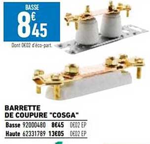 barrette de coupure "cosga"