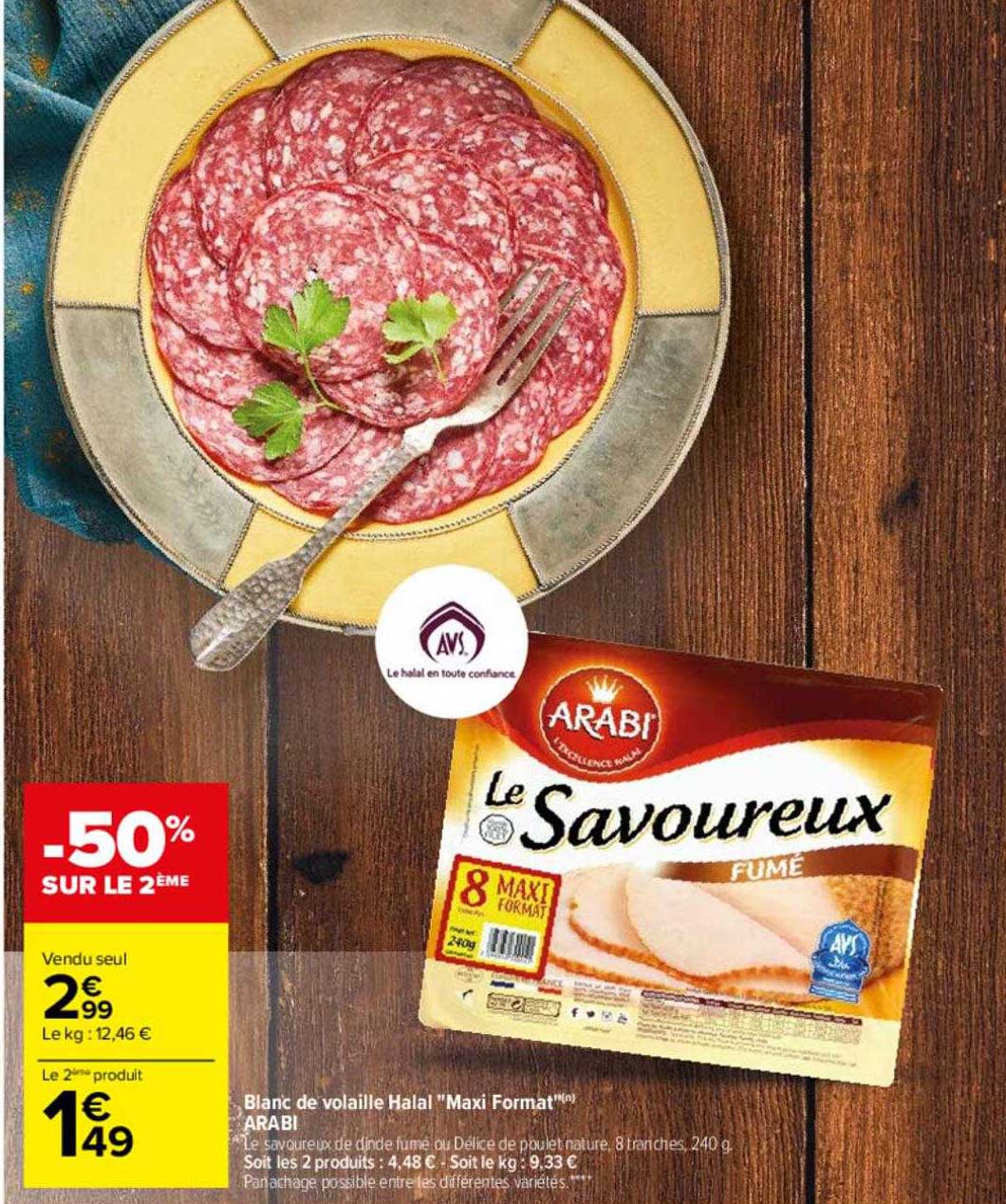 blanc de volaille halal «maxi format» arabi