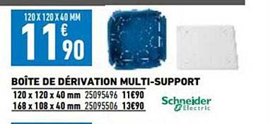 boîte de dérivation multi-support schneider electric
