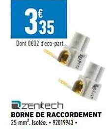 borne de raccordement zentech