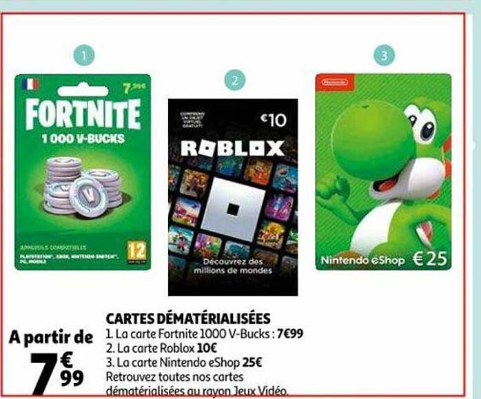 Cartes Dématérialisées