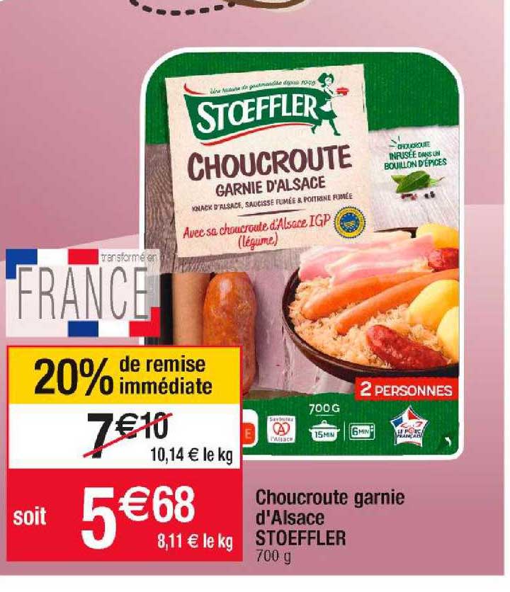 Choucroute Garnie D'alsace Stoeffler
