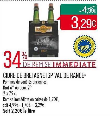 cidre de bretagne igp val de rance
