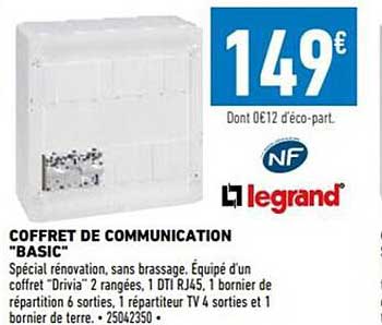 coffret de communication "basic" legrand