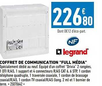 coffret de communication "full média" legrand