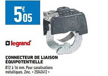 connecteur de liaison équipotentielle legrand