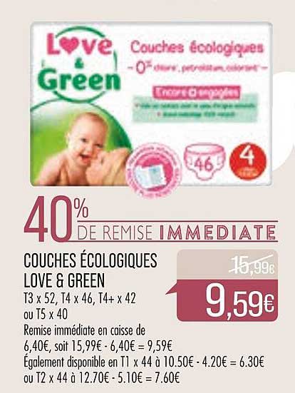 Couches écologiques Love & Green