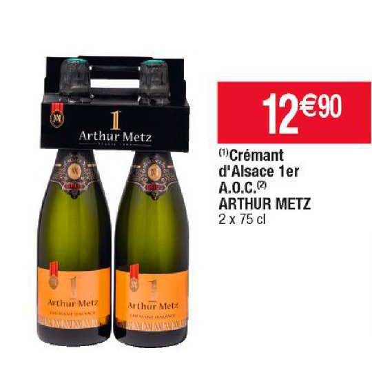 crémant d'alsace 1er a.o.c. arthur metz