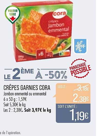 Crêpes Garnies Cora