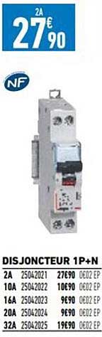 disjoncteur 1p+n