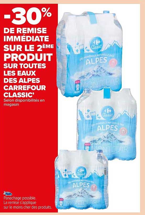 Eaux Des Alpes Carrefour Classic'