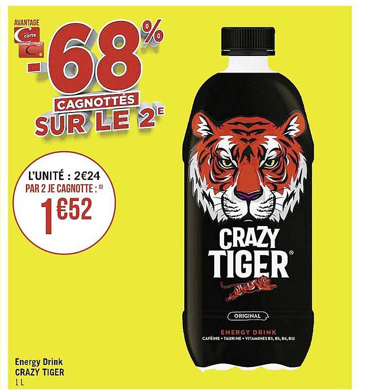 energy drink crazy tiger
