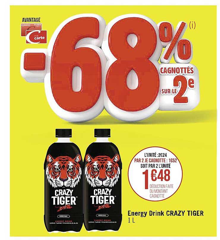 energy drink crazy tiger