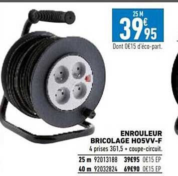 enrouleur bricolage h05vv-f
