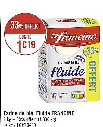 Farine De Blé Fluide Francine