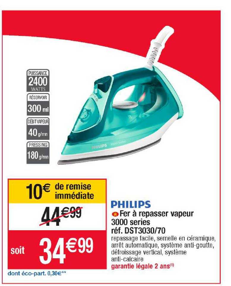 fer à repasser vapeur 3000 series philip