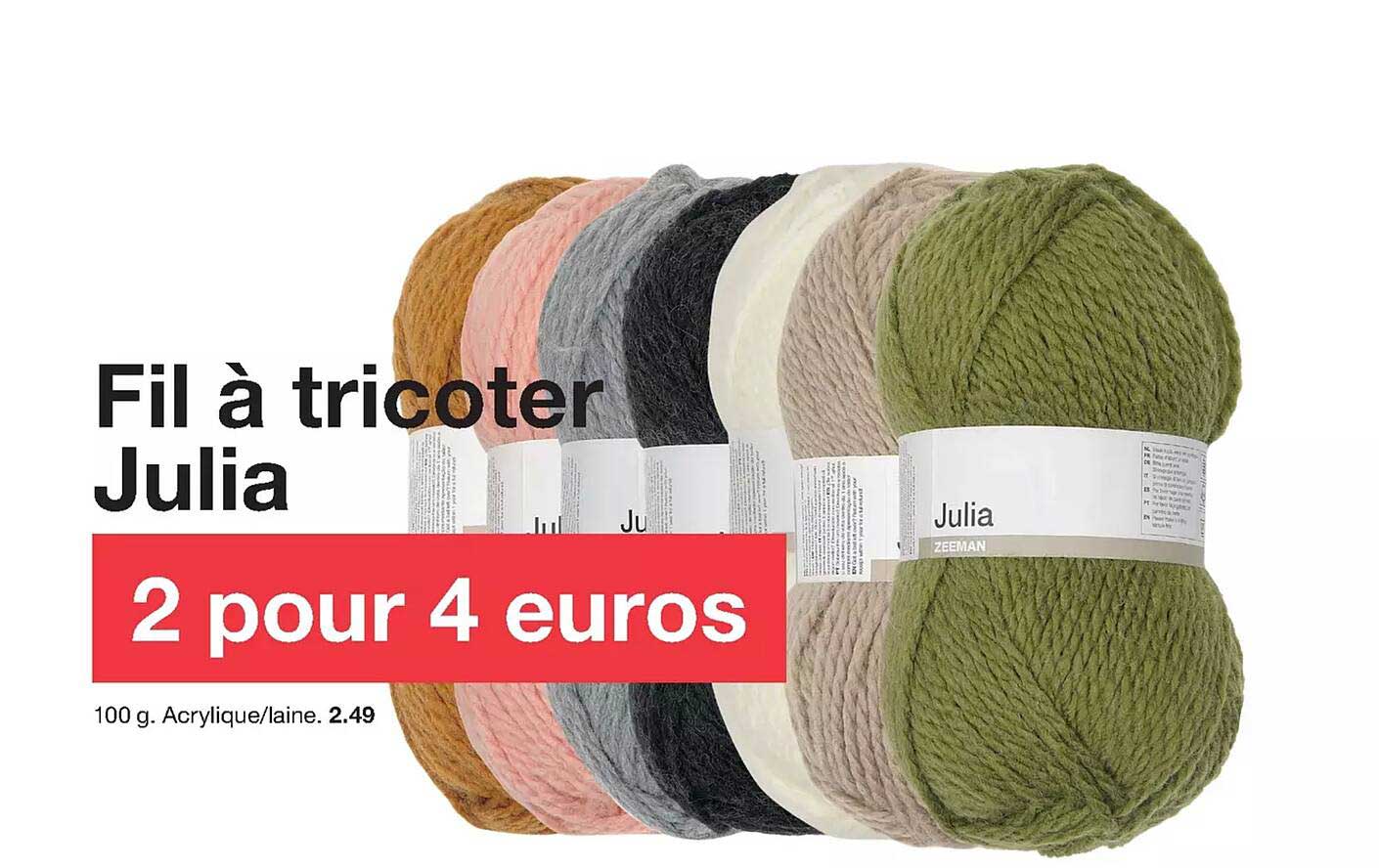 fil à tricoter julia