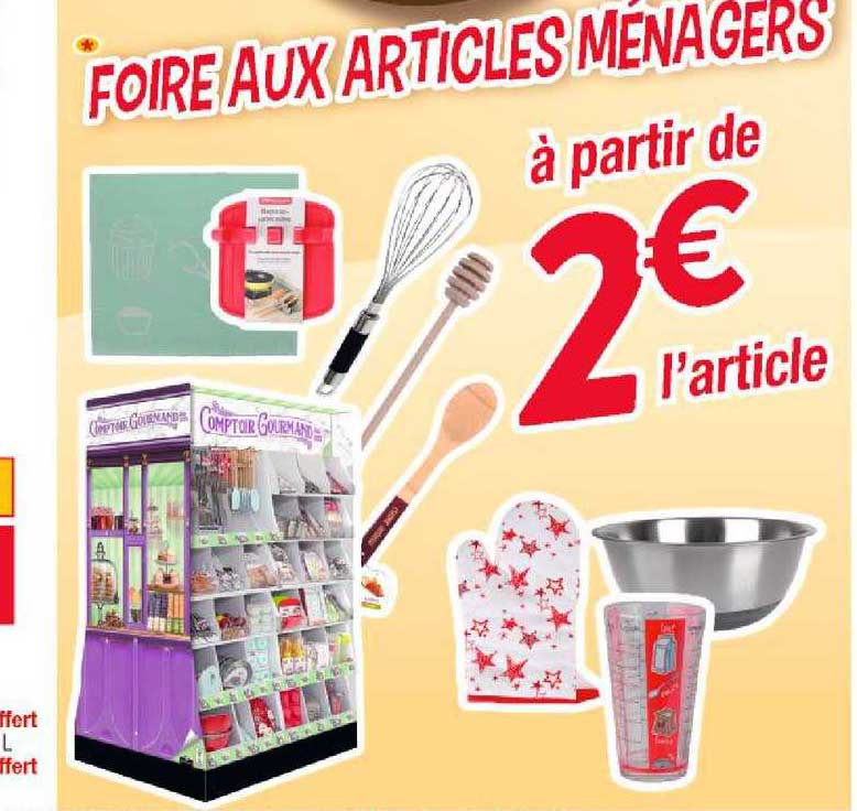 foire aux articles ménagers