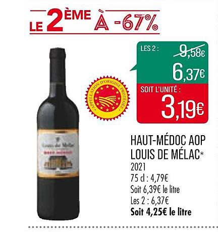 haut-médoc aop louis de mélac 2021