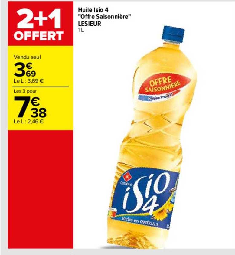 huile isio 4 "offre saisonnière" lesieur