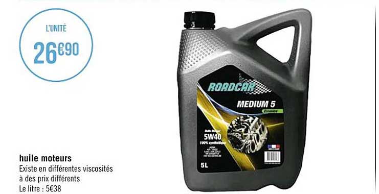 huile moteurs roadcar