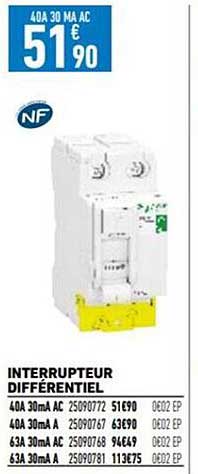 interrupteur différentiel