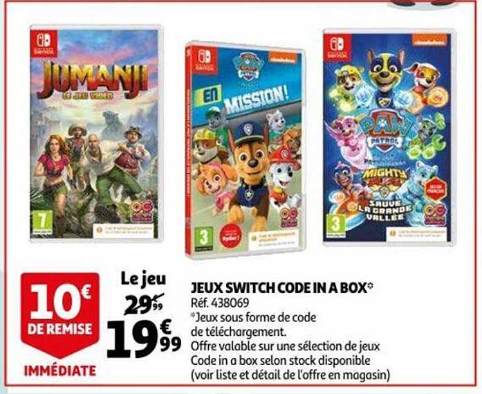 Jeux Switch Code In A Box